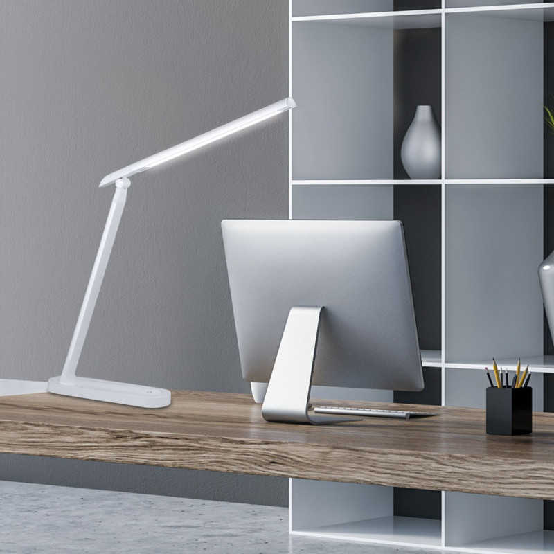 flexo-karim-blanco-led-10w-950lm-4000k flexos para escritorio